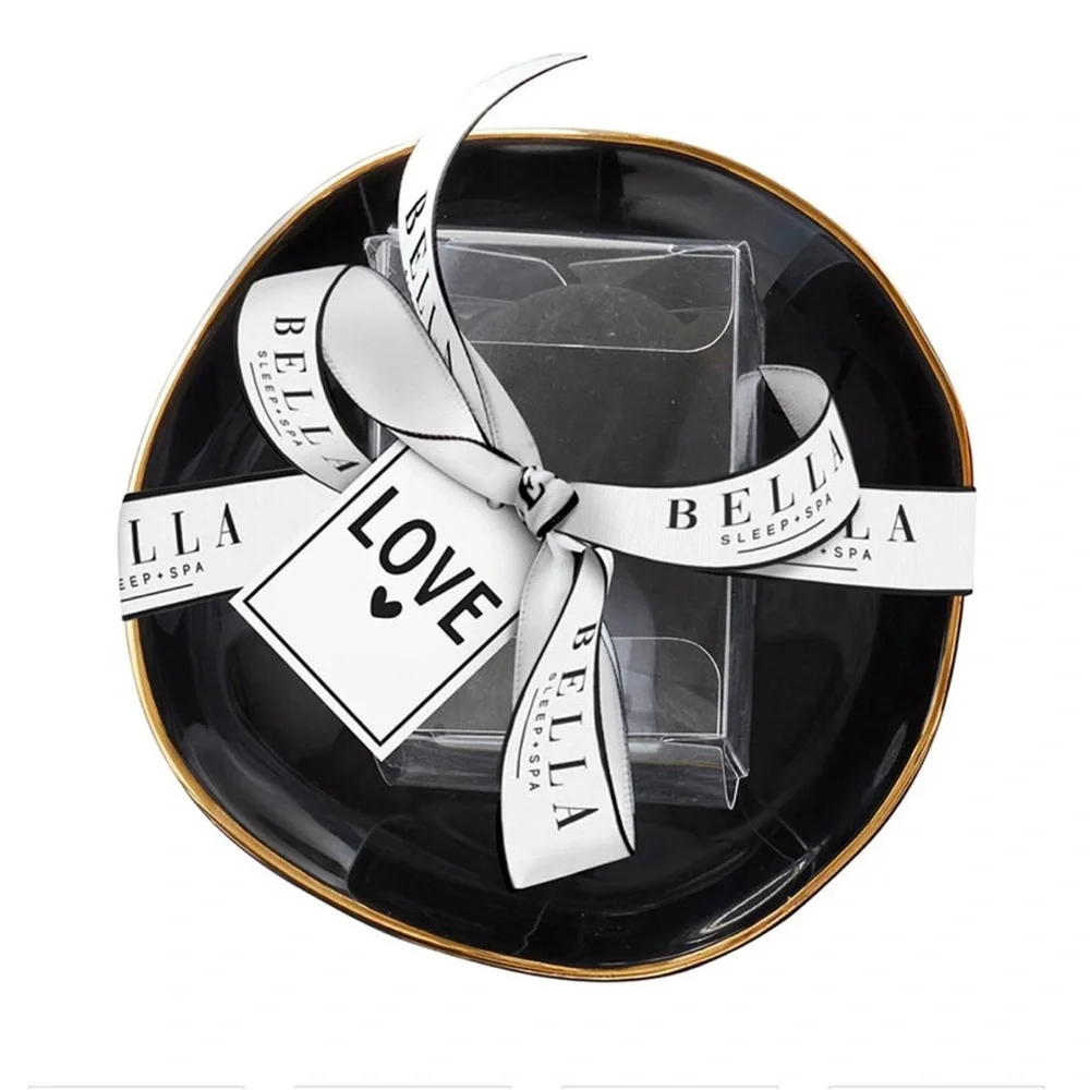 Bella Sleep and Spa Ceramic‎ Tray with Beauty Blender